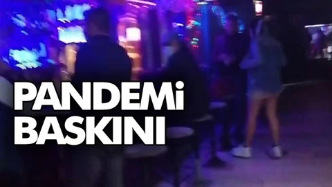 Müşteri Gibi Davranıp Eğlence Mekânına Pandemi Baskını Yapıldı