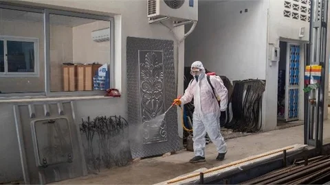 Şehrin Tamamı Dezenfekte Ediliyor