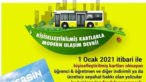 Toplu Taşımada Yeni Dönem 1 Ocak'ta Başlıyor