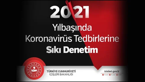 Yılbaşında Koronavirüs Tedbirlerine Sıkı Denetim!