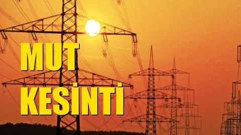 Mut Elektrik Kesintisi 30 Aralık Çarşamba
