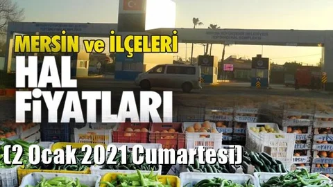 2 Ocak Cumartesi Yaş Sebze ve Meyve Hal Fiyatları