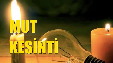Mut Elektrik Kesintisi 06 Ocak Çarşamba