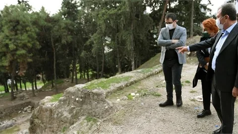 Yumuktepe Höyüğü’nde İnceleme