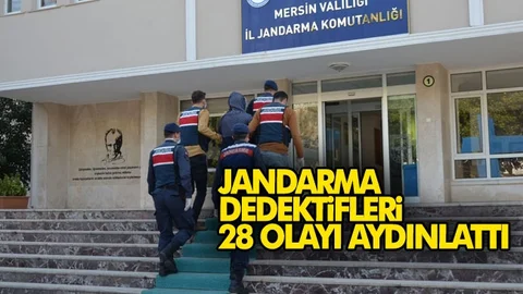Bir Taşla 28 Kuş! Jandarma Dedektifleri 28 Hırsızlık Olayını Aydınlattı