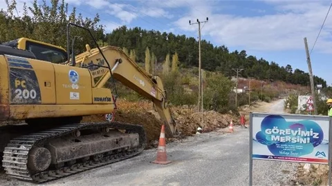 Gülnar’da Altyapı Çalışmaları Hız Kazandı