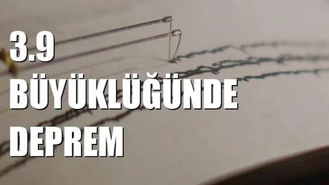 Denizli 3.9 Büyüklüğünde Deprem