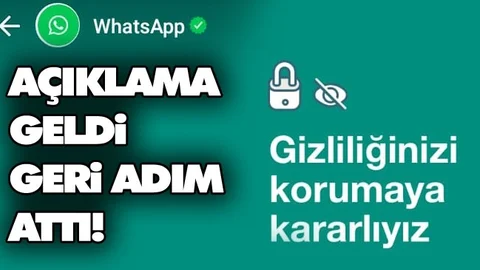 Whatsapp Geri Adım Attığını Resmi Sitesinden Duyurdu!