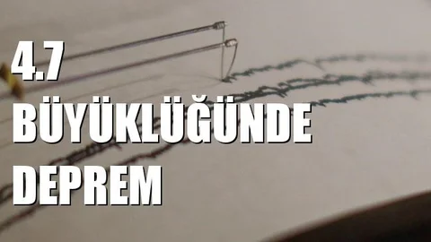 Mv 4.7 Büyüklüğünde Deprem