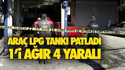Lpg'li Aracın Bakımı Sırasında Feci Olay