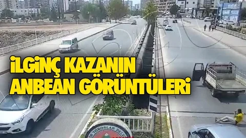 İlginç Kaza Böyle Kayda Geçti