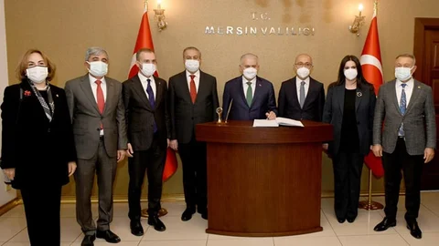 Yıldırım ve Elvan Mersin'de