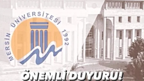 Mersin Üniversitesinden Önemli Duyuru!