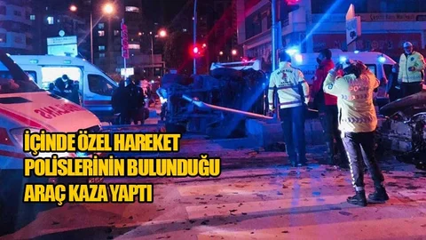 Zırhlı Özel Hareket Aracı Kaza Yaptı: 6 Yaralı