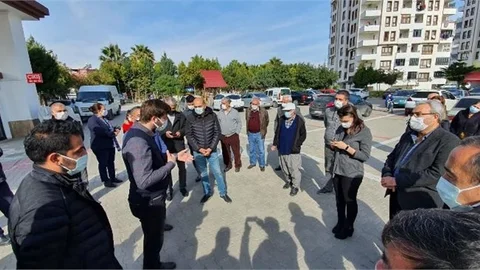 Yetkilileri, Hürriyet Konutları Sakinleriyle Bir Araya Geldi