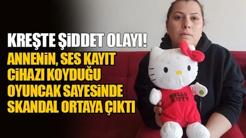 Kreşte Minik Çocuklara Şiddet Skandalı!