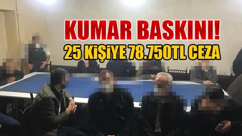 Akşam Saatlerinde Kumar Baskını!