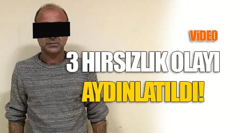 3 Faili Meçhul Hırsızlık Olayını Aydınlatan Polis, Zanlıyı Yakaladı