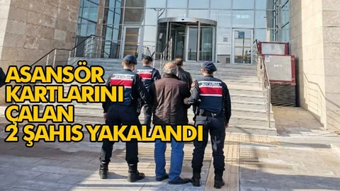 Binalara Girip Asansör Kartlarını Çalan 2 Kişi Yakalandı