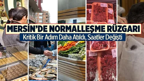 Mersin'de Mesai Saatleri Normale Dönüyor