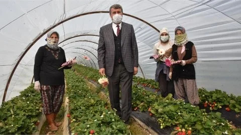 Başkan Kılınç, Kadınları İş Yerlerinde Ziyaret Etti