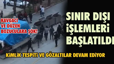 Düzeni Bozan Yabancı Uyruklu Şahıslar Yakalanarak Sınır Dışı İşlemleri Başlatıldı