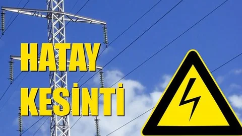 Hatay Elektrik Kesintisi 14 Mart Pazar