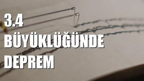 Mv 3.4 Büyüklüğünde Deprem