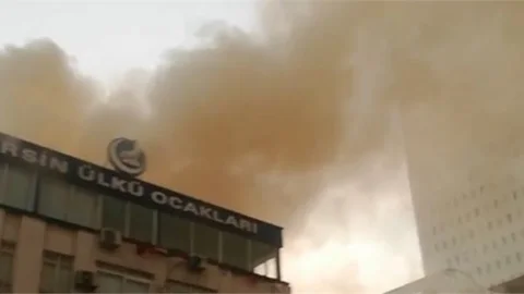 Mersin Merkezde Çıkan Yangın yürekleri Ağza Getirdi
