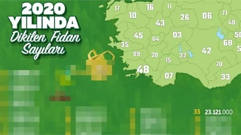 Mersin’de 23 Milyon 211 Bin Fidan Toprakla Buluştu