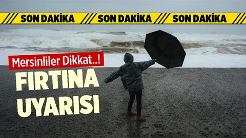 Akdeniz'de Fırtına Bekleniyor!