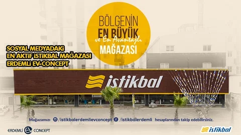 En Aktif İstikbal Mağazası Erdemli Ev-concept