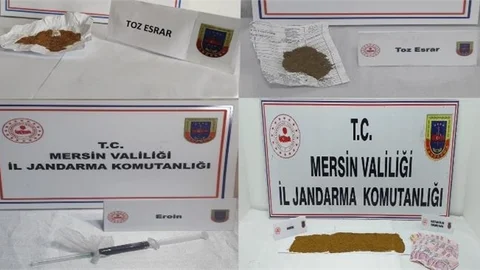 Mersin'de Uyuşturucu Tacirlerine Operasyon