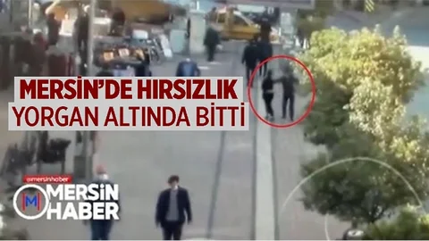 Mersin'de Kadının Boynundan Altın Kolyeyi Çalan Zanlı Yorganın Altında Yakalandı