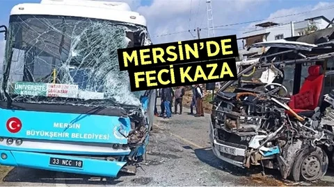 Yolcu Otobüsü ile Dolmuş Çarpıştı
