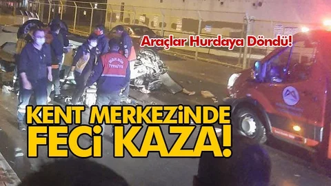 Kent Merkezindeki Kazada Ortalık Savaş Alanına Döndü