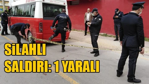 Yolcu Taşıyan Minibüsün Şoförüne Silahlı Saldırı