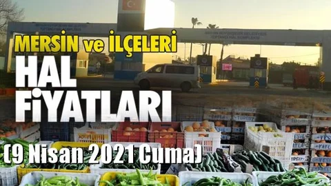9 Nisan Cuma Yaş Sebze ve Meyve Hal Fiyatları