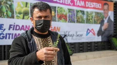 62 Üreticiye 124 Bin Kantaron Fidesi