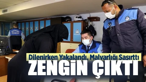 Mersin'de Yakalanan Dilenci 'Zengin' Çıktı