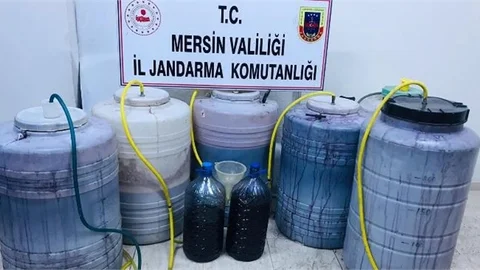 Bin 184 Litre Kaçak Alkol Ele Geçirildi