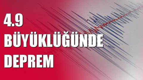 Akdeniz 4.9 Büyüklüğünde Deprem