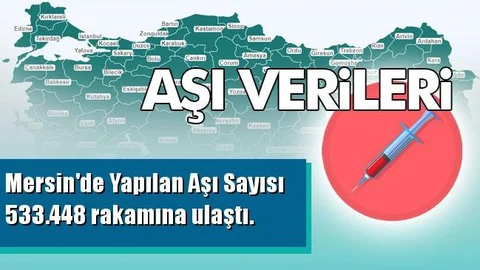 Mersin'de Yapılan Aşı Sayısı