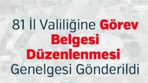 81 İl Valiliğine Yeni Genelge!