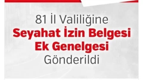 81 İl Valiliğine Ek Genelge