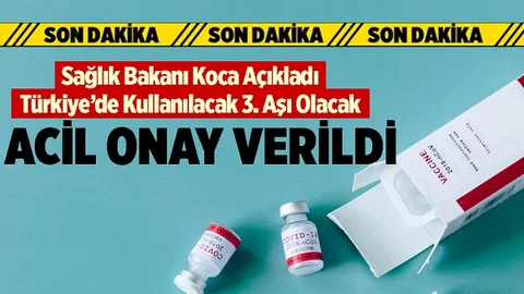 Türkiye'de Bir Aşı İçin Daha Kullanım Onayı Verildi