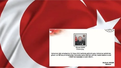 Milli Savunma Bakanlığı Duyurdu; 1 Askerimiz Şehit Oldu