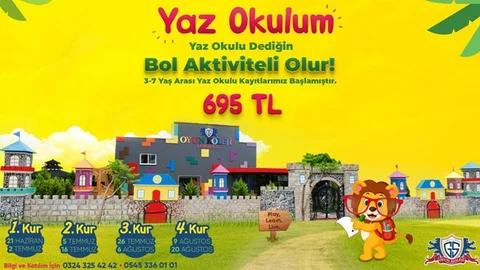 Mersin'in İlk ve Tek Sanat - Spor Yaz Okulu