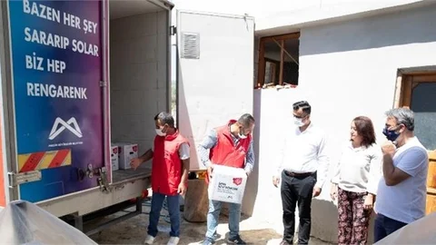 Yörüklere Göç Azığı Dağıtıldı