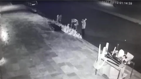 Saksı Hırsızları Yakalandı